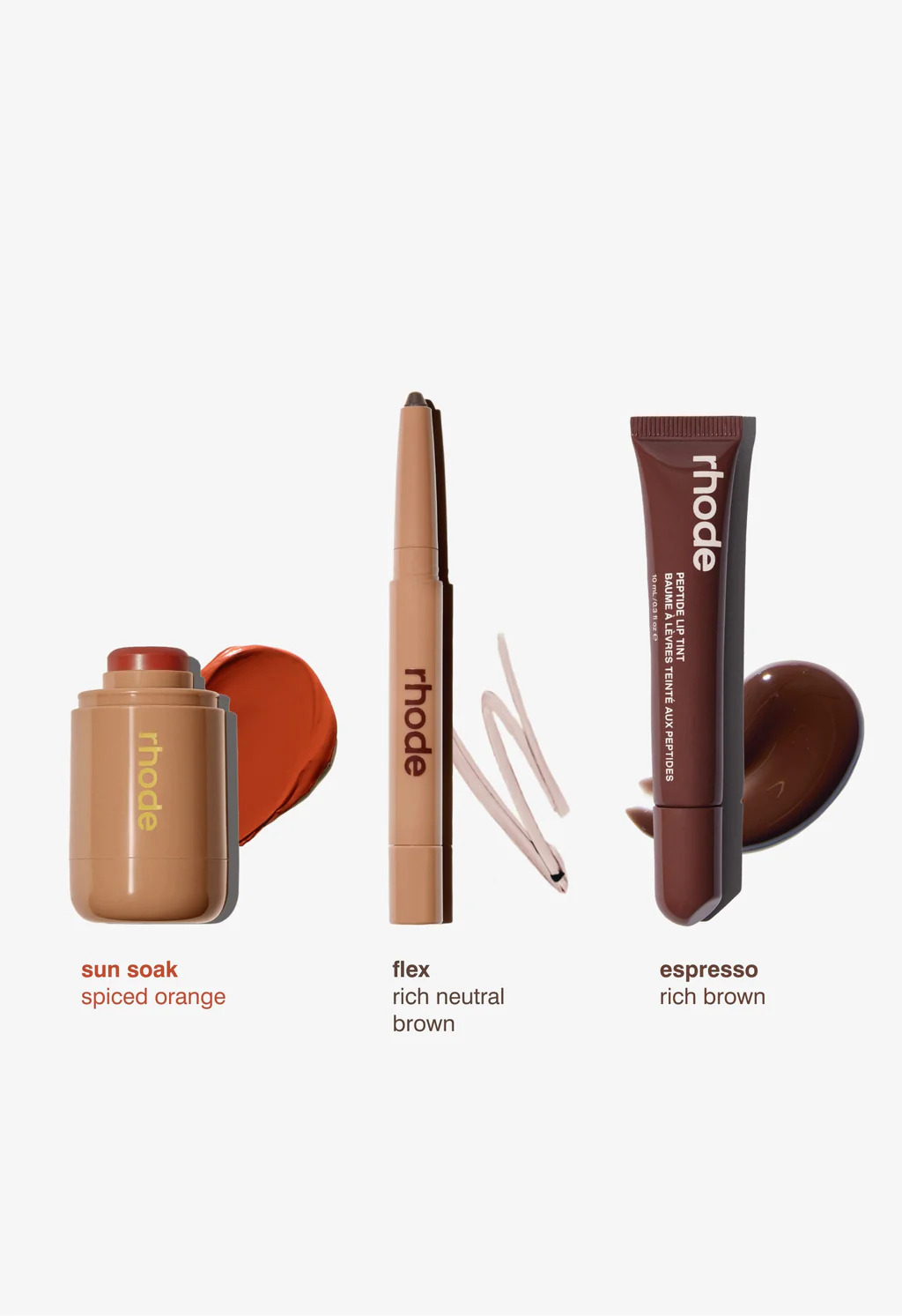 NEW LIMITED EDITION Набір із тріо для вуст і рум'ян RHODE The Edits BLUSH + LIP TRIO
